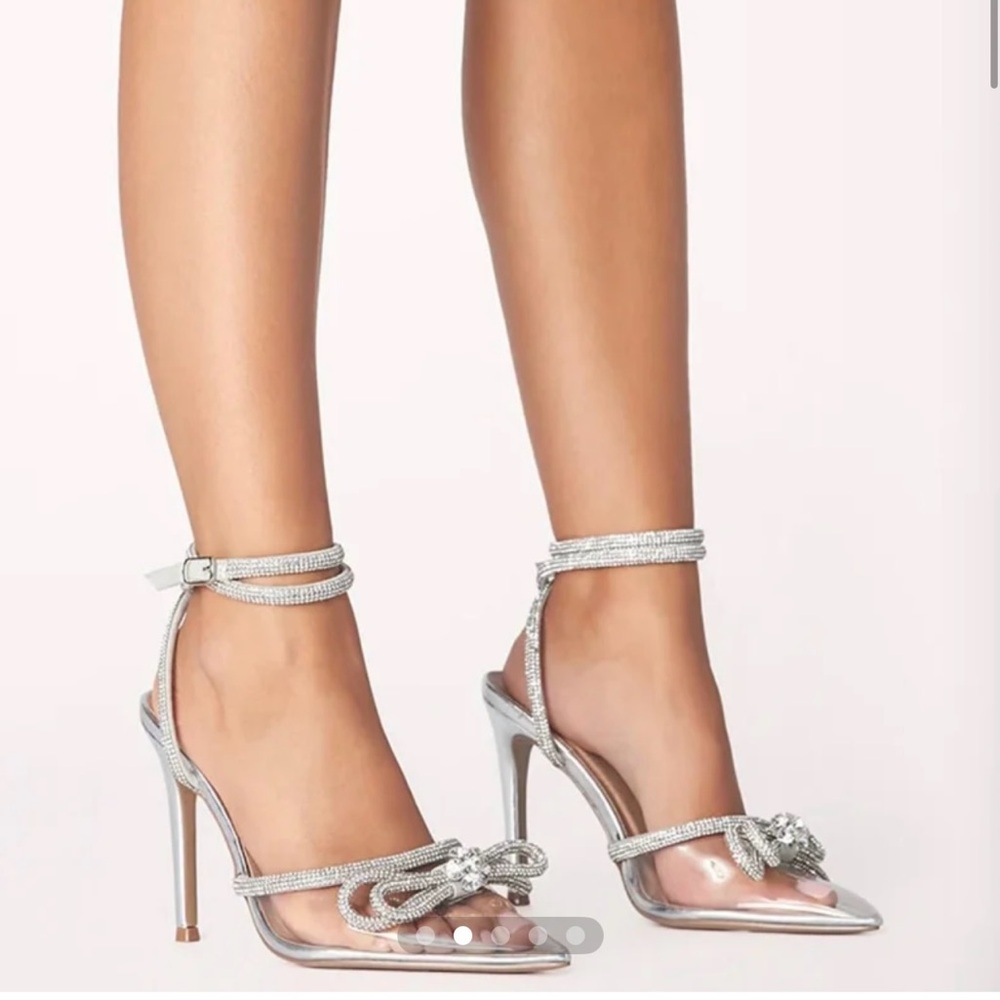 Billini Elope Heel Clear Silver